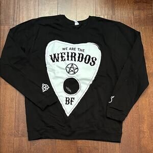 Jeffree Star Beauty Forever Black Graphic Crewneck Sweatshirt, Size XL, NWOT